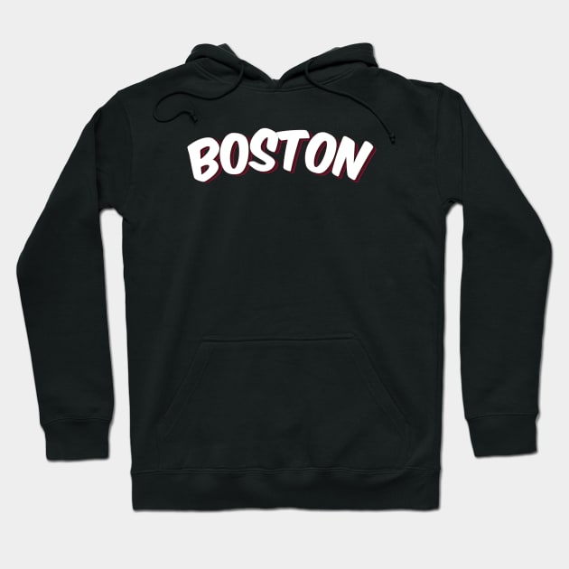 Boston Raised Me Massachusetts New England Hoodie by ProjectX23